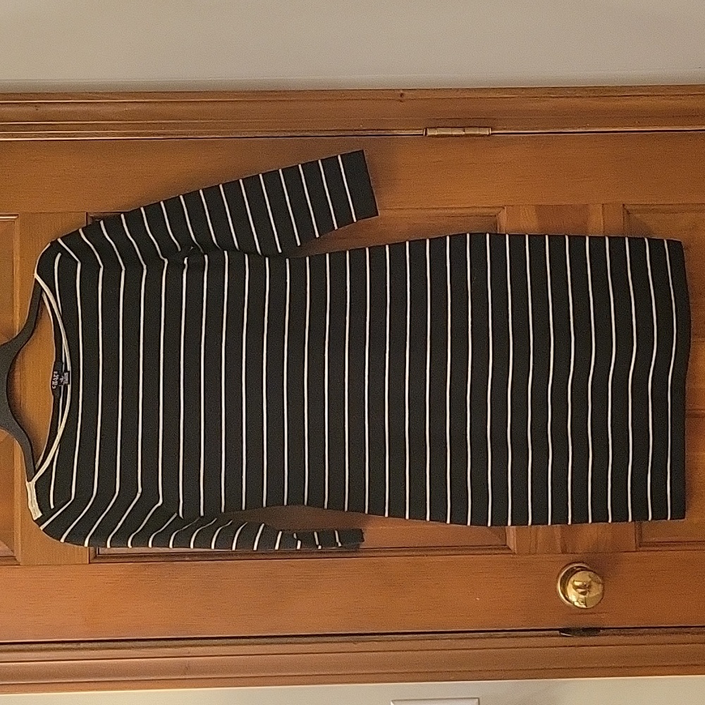 Chaps Black Size S Stretchy Dress